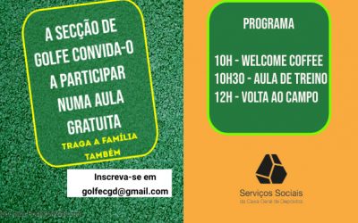 Aula de iniciação ao golfe – Academia de Golfe de Lisboa