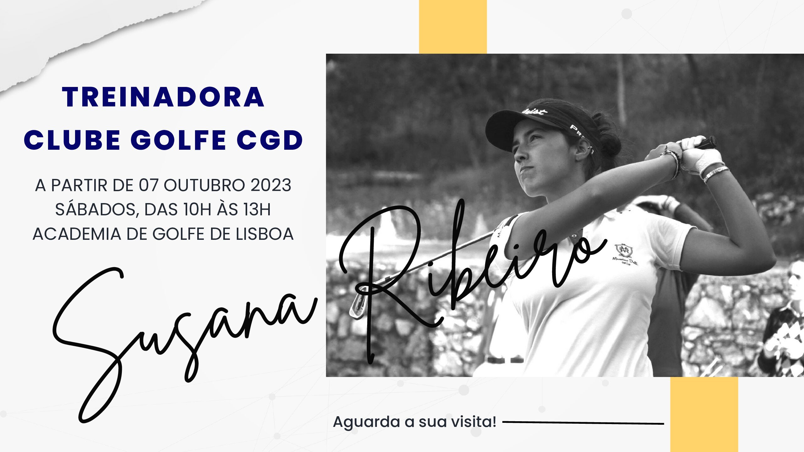 Susana Ribeiro é a nova treinadora do Clube de Golfe CGD.