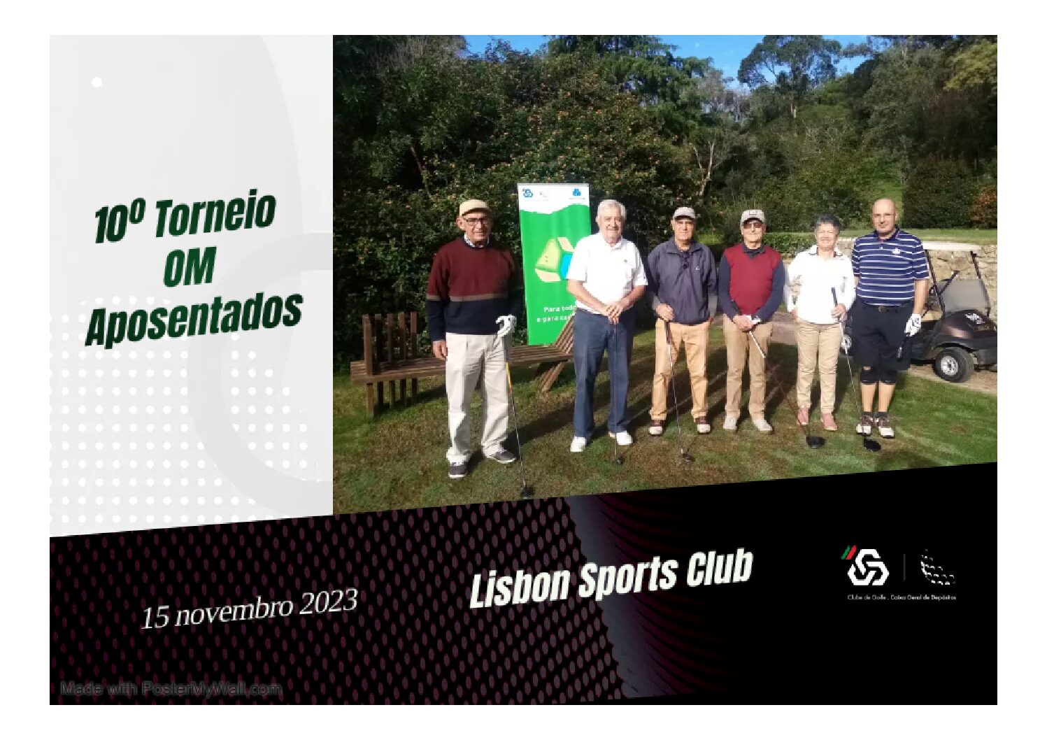 10º Torneio OM Aposentados – Lisbon, 15 novembro